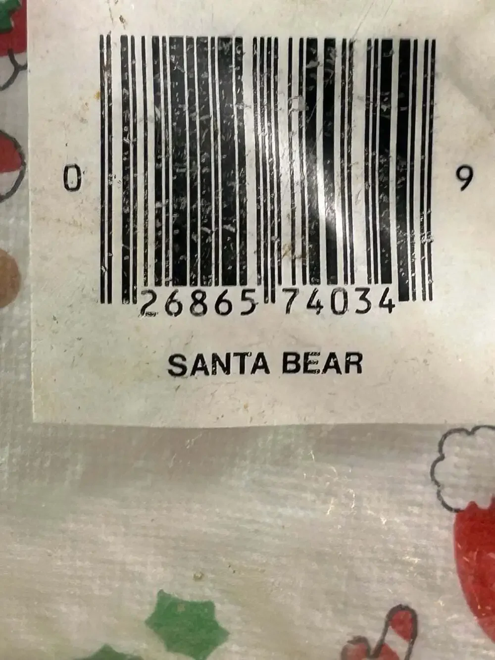 Vintage Vinyl Teddy Bear Oval 52x70 Table Flannel back Cloth